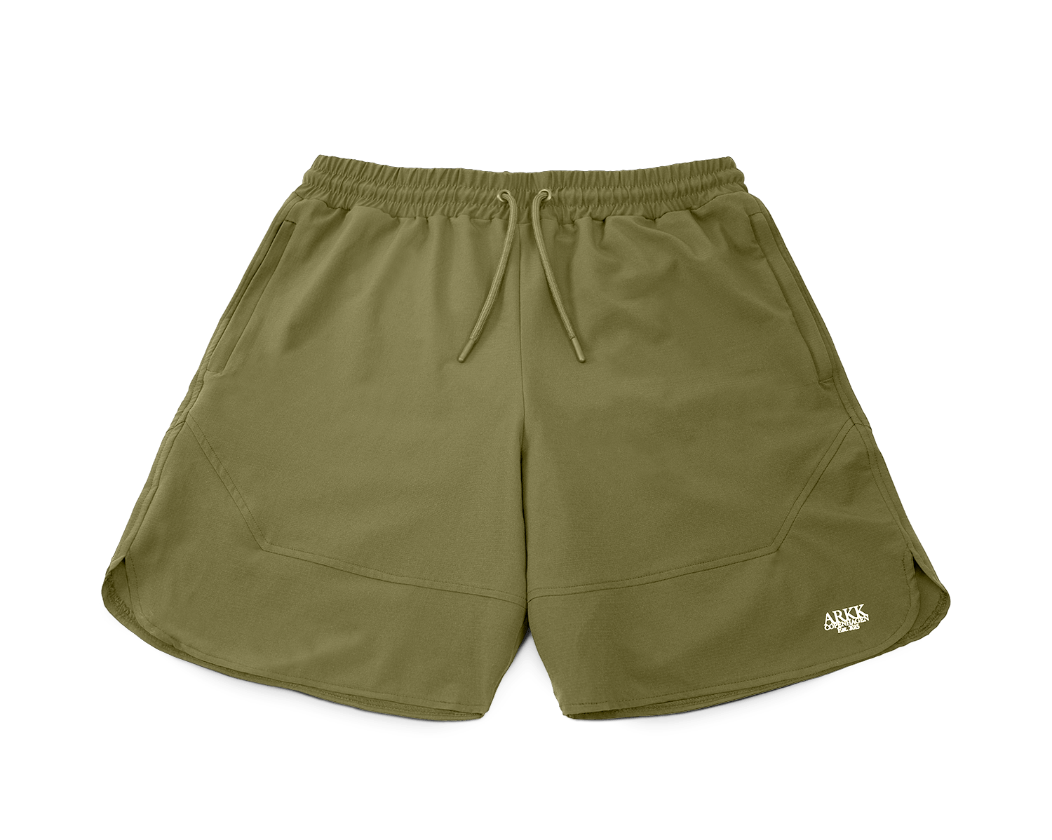ARKK Apparel ARKK Essential Tech Shorts | Olive Drab White Shorts